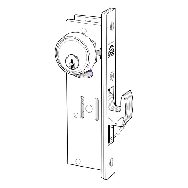MS1853S-050 Series MS Deadlock Body Only