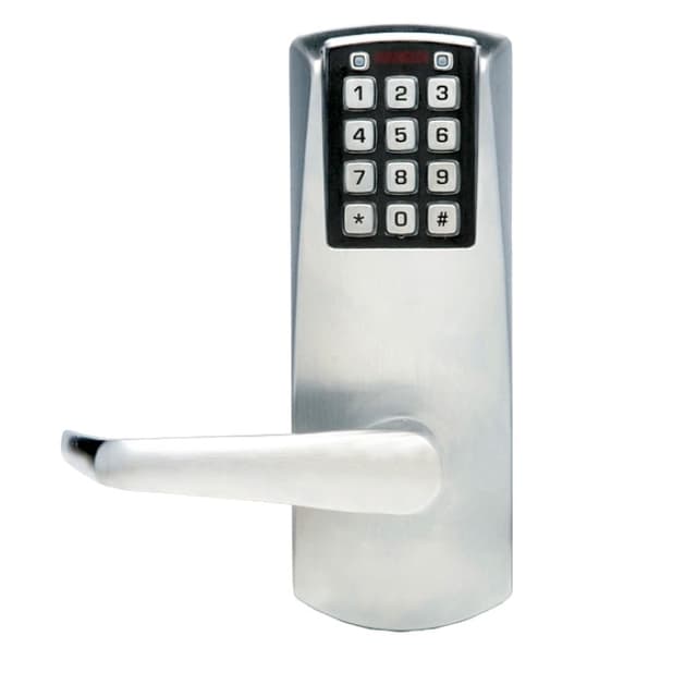 E-Plex 2000 Series Electronic Pushbutton Cylindrical Lever Lock