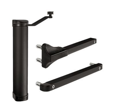 Compact 90° or 180° Gate Closer