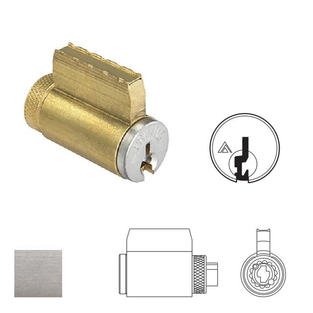 Key-In-Lever Cylinder C123 Keyway