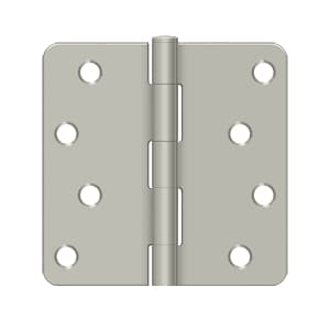 4" x 4" X 1/4" Radius Corner Hinge