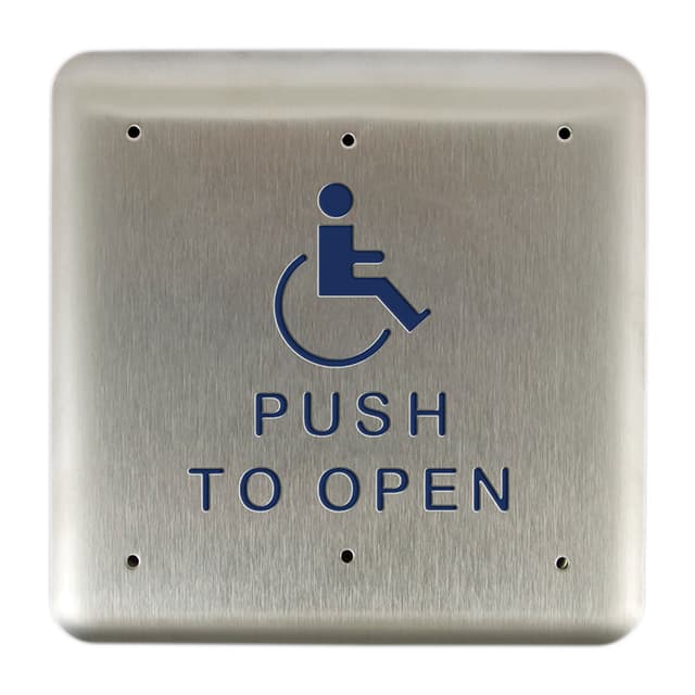Square Push Plate