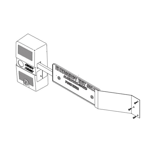 ECL-436K Panic Bar Plate Guard Kit
