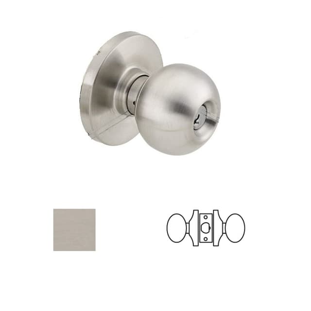 Grade 1 Passage Knob Lockset