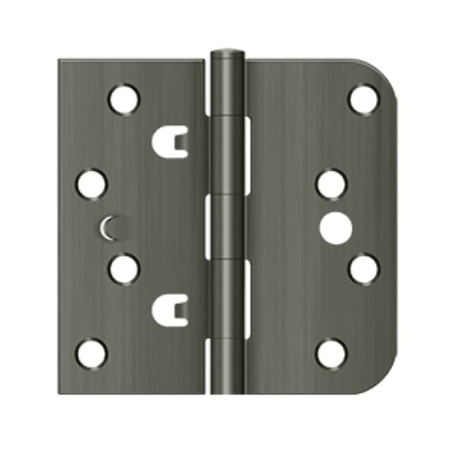 4" x 4" x 5/8" Square and Round Corner Hinge