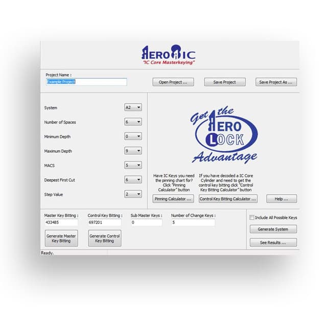 IC Masterkeying Software