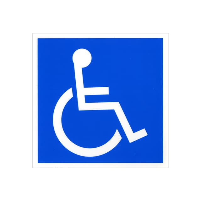 6 x 6 Handicapped Symbol Decal