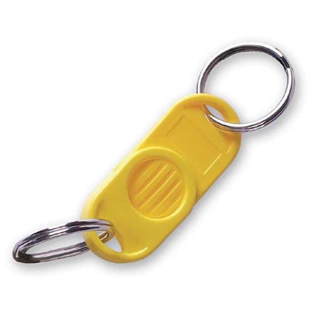 Button Release Key Ring
