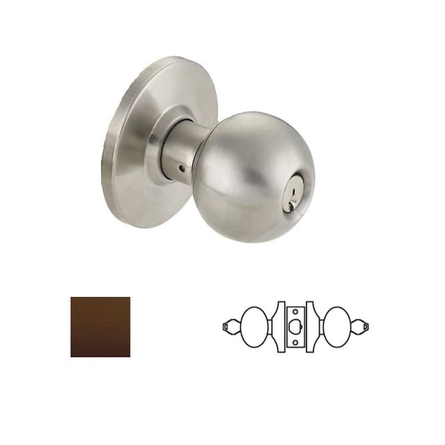 Grade 2 Institution Knob Lockset
