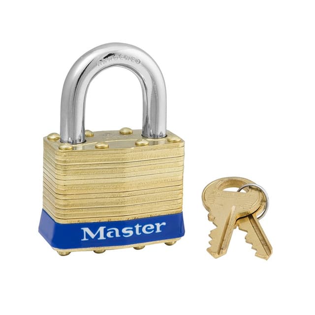 Laminated Brass Padlock