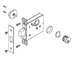 L460P Single Cylinder (Classroom Turn) Deadbolt Lock