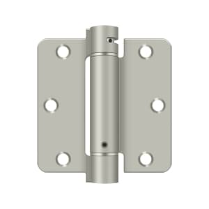 3-1/2" x 3-1/2" x 1/4 Radius Spring Hinge, UL Listed