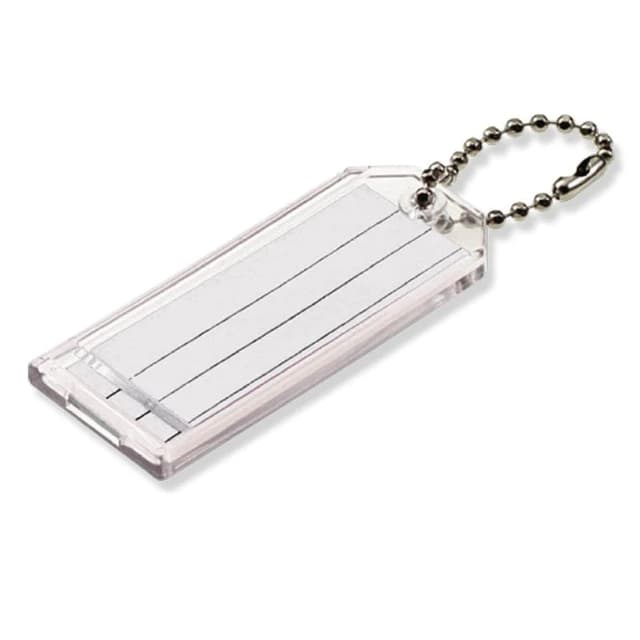 Plastic Key Tag
