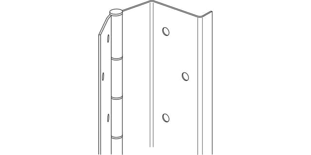 Swing Clear Continuous Hinge Guard