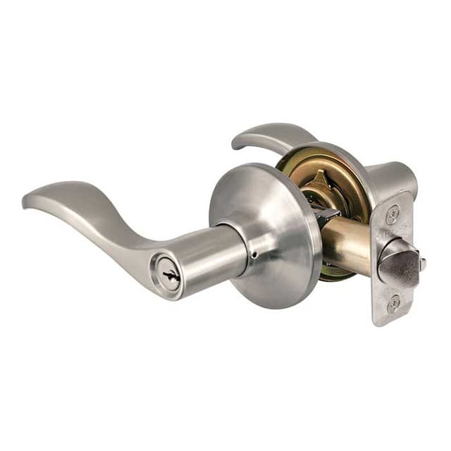 Wave Lever Storeroom Lockset