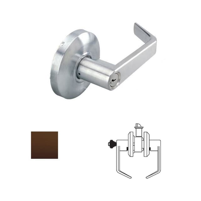 Grade 2 Storeroom Lever Lockset