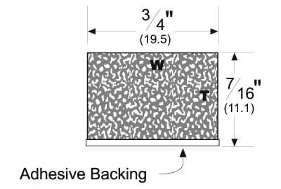 Self-Adhesive Weatherstrip