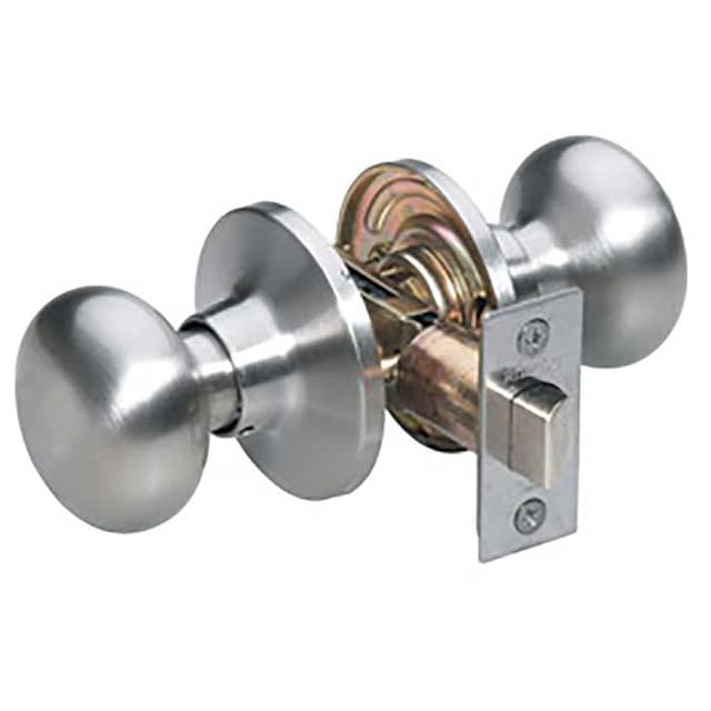 Biscuit Knob Passage Lockset