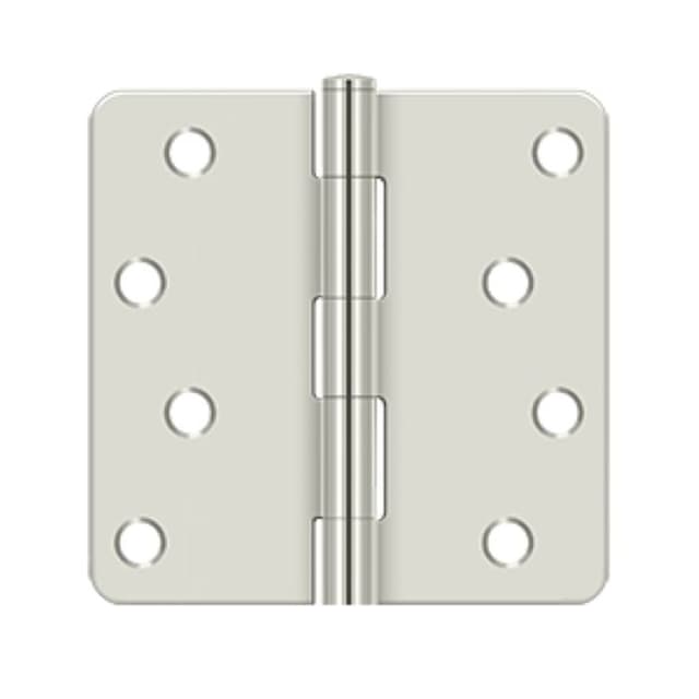 4" x 4" X 1/4" Radius Corner Hinge