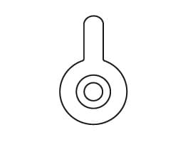 Interchangeable Core Cam, Straight