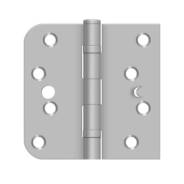 4" x 4" Square x Radius Corner Security Hinge