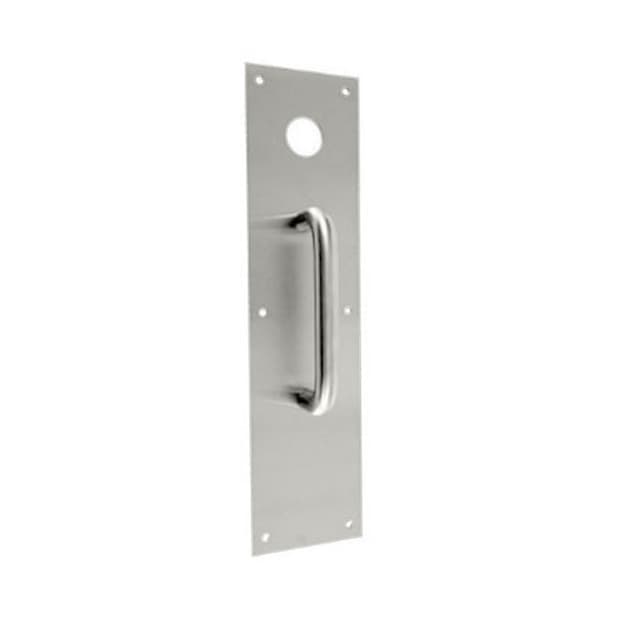 Pull Plate with 3/4" Round Pull and Cylinder Hole