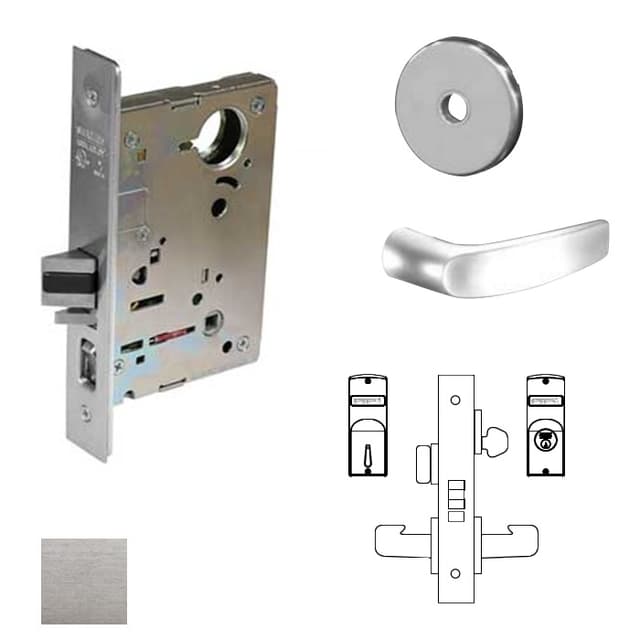 7805 Mortise Office or Entry Knob Lockset