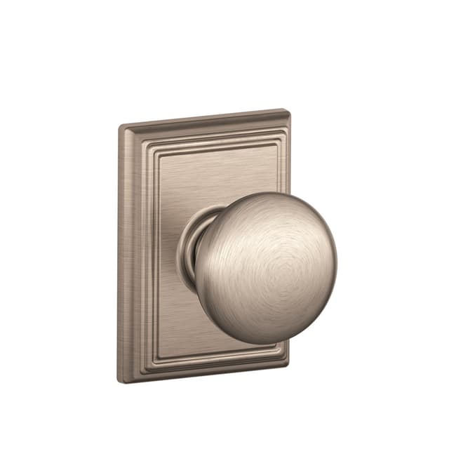 F10 Plymouth Passage Knob Lock With Addison Trim