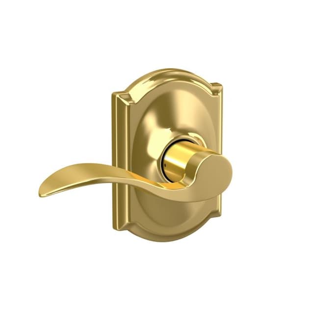 F10 Accent Passage Lever Lock With Camelot Trim