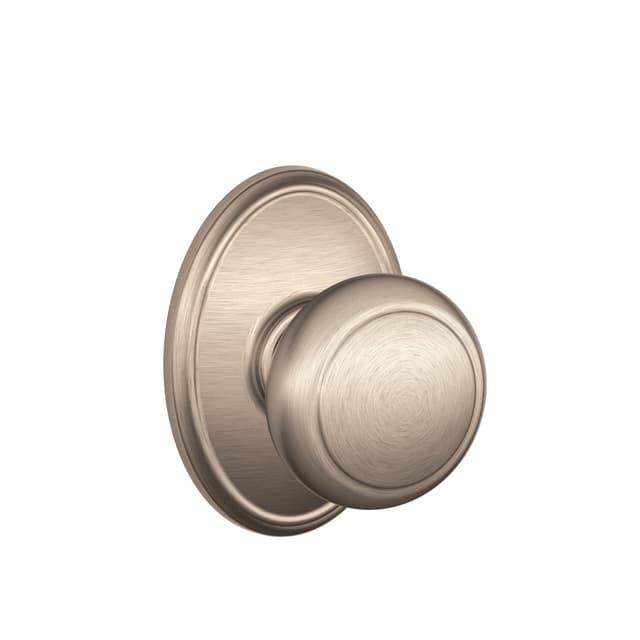 F10 Andover Passage Knob Lock With Wakefield Trim