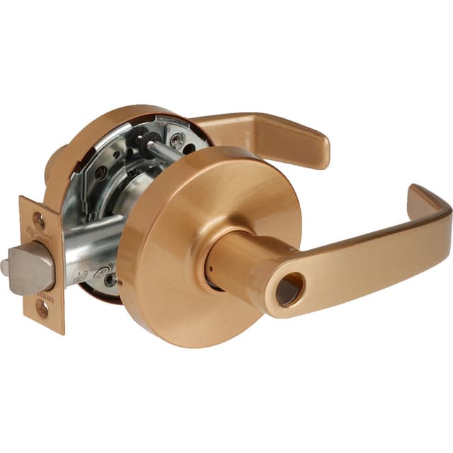 10 Line G04 Storeroom/Closet Lever Lockset-Less Cylinder