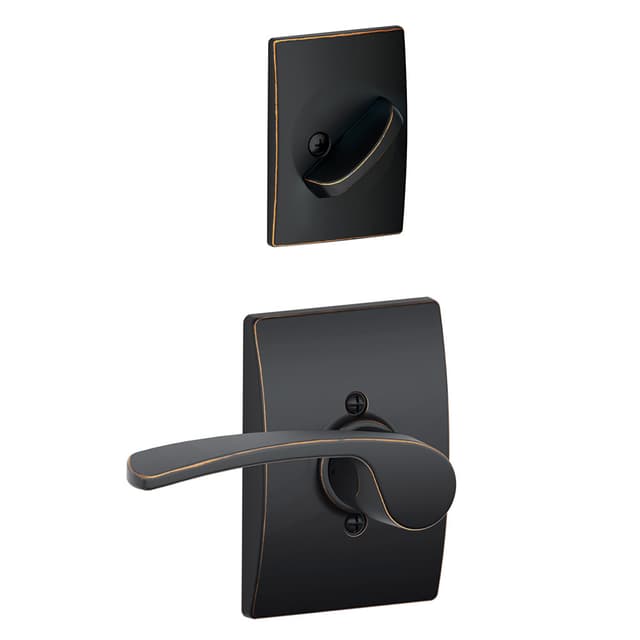 F59 Merano Inside Trim Handleset/Entrance Lever Lock with Century Trim