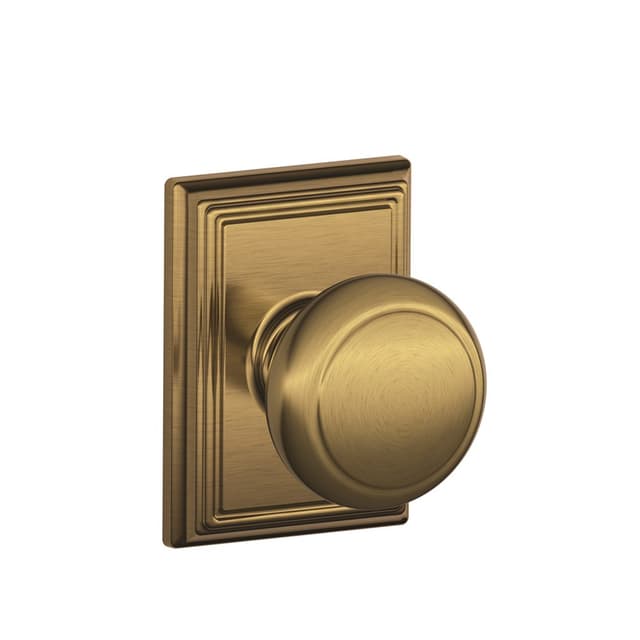 F10 Andover Passage Knob Lock With Addison Trim