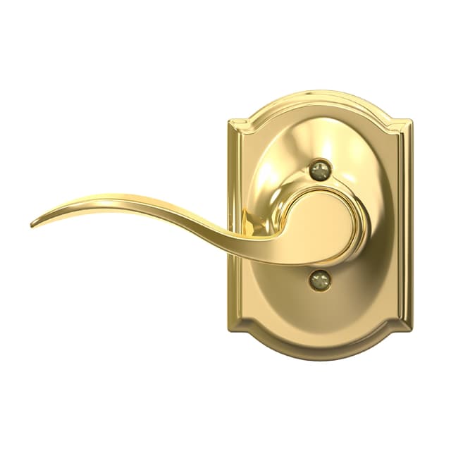 F170 Accent Lever Single Dummy Trim With Camelot Trim