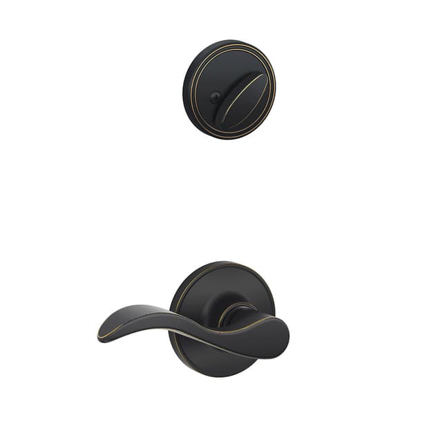 JH59 Seville Inside Trim Handleset/Entrance Lever Lock