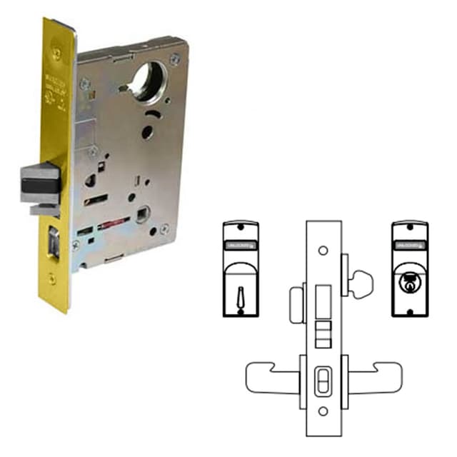 8200 Series 8245 Dormitory/Exit Lockset Body