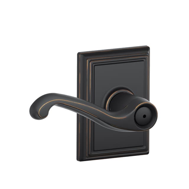 F40 Flair Privacy Lever Lock With Addison Trim