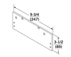 7300, U1500 Series Closer Drop Plate