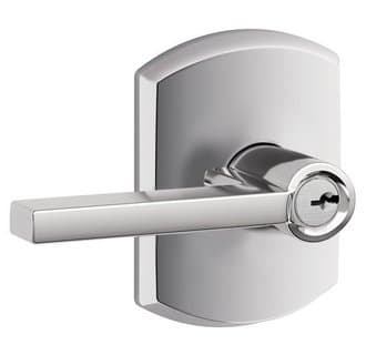 F51A Latitude Keyed Entry Lever Lock With Greenwich Trim