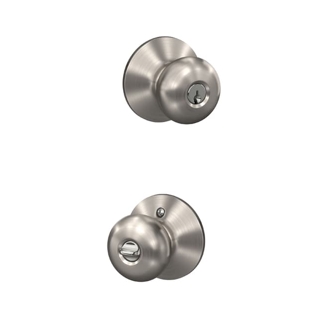 F51A Plymouth Keyed Entry Knob Lock in Vis Pack