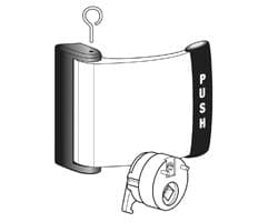 4591 Deadlatch Paddle for 4300, 4500, 4900