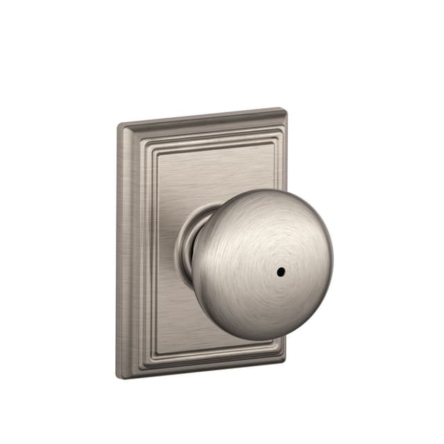 F40 Plymouth Privacy Knob Lock With Addison Trim