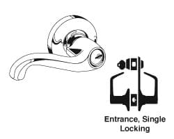 S210 Flair Entrance Single Locking - LH