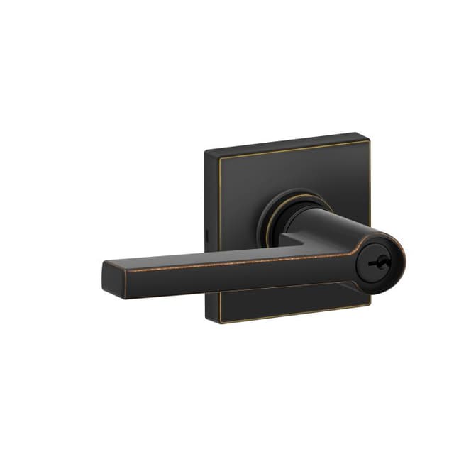 J54 Solstice Keyed Entry Lever Lock with Collins Trim