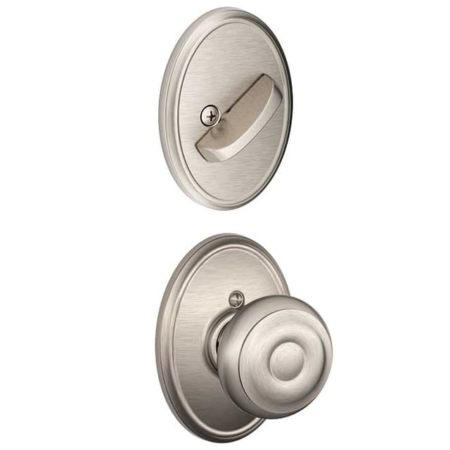 F59 Georgian Inside Trim Handleset/Entrance Knob Lock with Wakefield Trim
