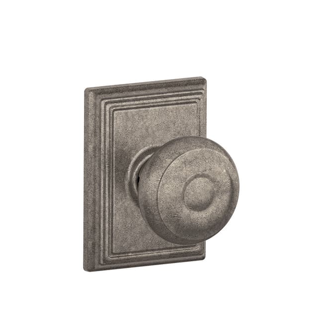 F10 Georgian Passage Knob Lock With Addison Trim