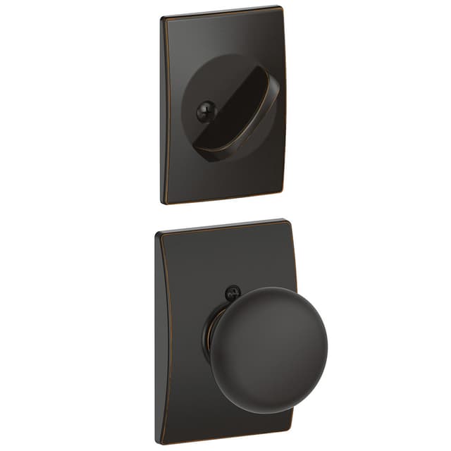 F59 Plymouth Inside Trim Handleset/Entrance Knob Lock with Century Trim