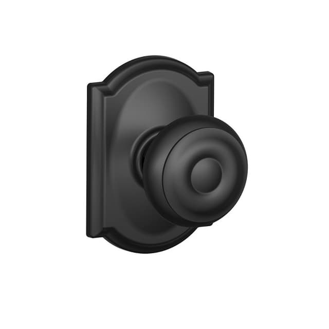 F10 Georgian Passage Knob Lock With Camelot Trim