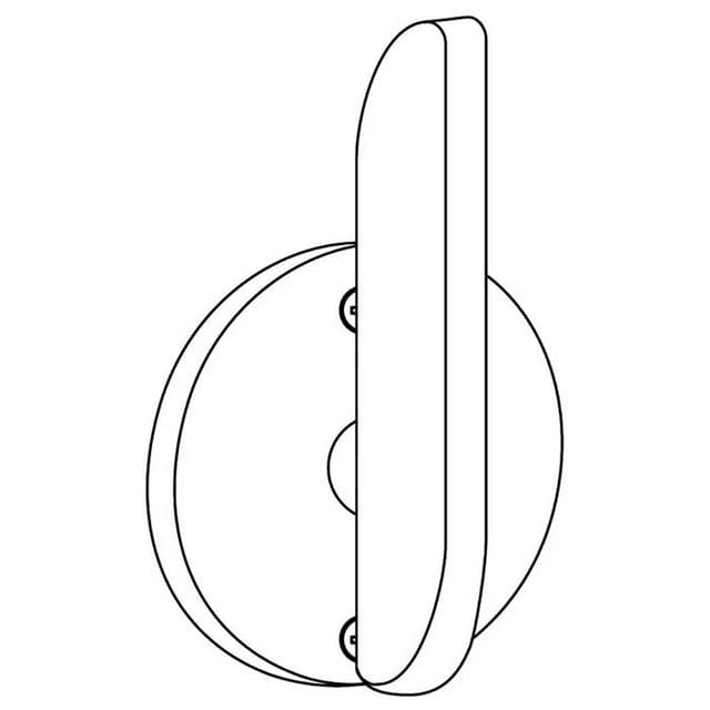 ADA Thumbturn for L Mortise Lock