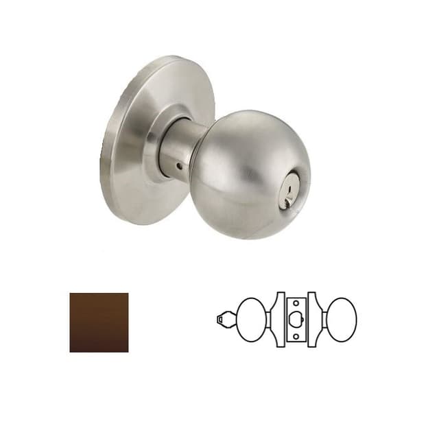 Grade 2 Storeroom Knob Lockset